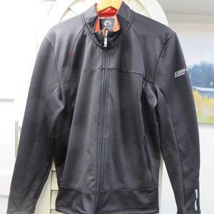 CANAM Black Nylon Motorcycle Jacket 2XL